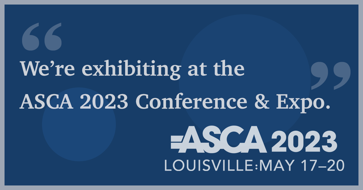 ASCA 2023 Exhibitor Social Media & Email Graphic